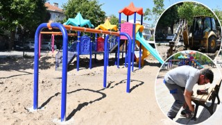 Çanakkale’de çocuk parkları yenileniyor