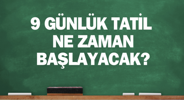 Kasım ara tatili ne zaman? Okullarda 9 günlük tatil ne zaman başlayacak? (2024-2025 MEB ara tatil takvimi)