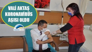 Vali Aktaş, koronavirüs aşısı oldu