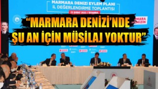 Bakan Kurum: “Marmara Denizi’nde şu an için müsilaj yoktur”