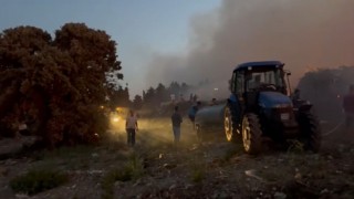 Bozcaada’da çıkan yangınlar korkuttu!