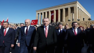 Anıtkabir'de bir kez daha 'Erdoğan' sloganları