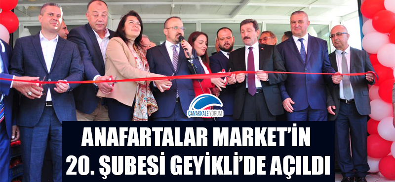 Anafartalar Market'in 20. Şubesi Geyikli'de açıldı