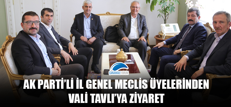 AK Parti'li İl Genel Meclis Üyelerinden Vali Tavlı'ya ziyaret