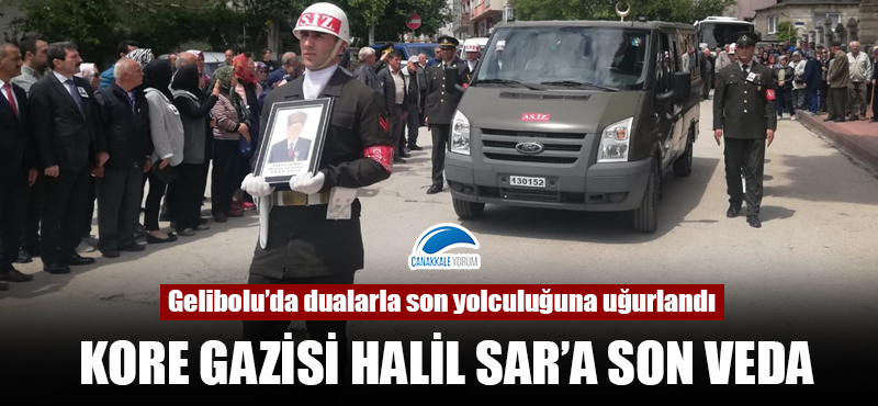 Kore gazisi Halil Sar'a son veda