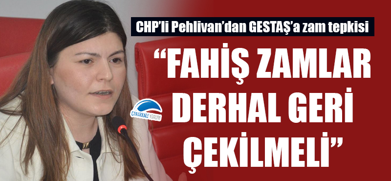 CHP'li Pehlivan'dan GESTAŞ'a zam tepkisi!