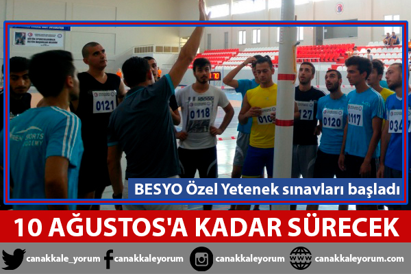 BESYO Özel Yetenek sınavları başladı