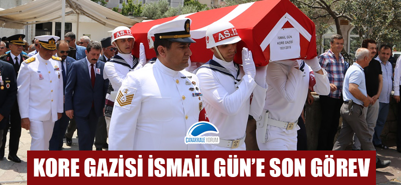 Kore Gazisi İsmail Gün'e son görev