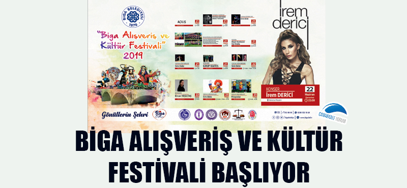 Biga Alışveriş ve Kültür Festivali başlıyor