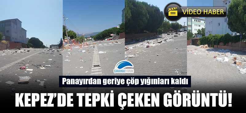 Kepez'de tepki çeken görüntü: Panayırdan geriye çöp yığınları kaldı!