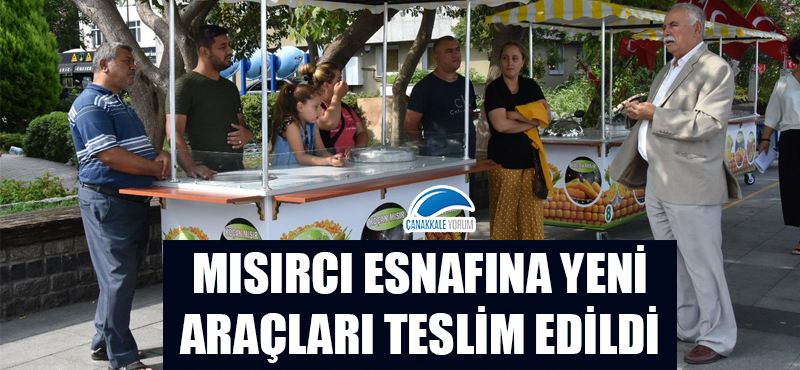 Mısırcı esnafına yeni araçları teslim edildi