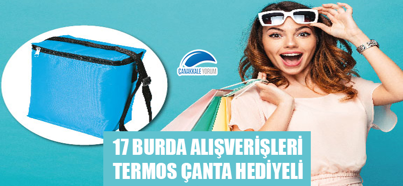 17 Burda alışverişleri termos çanta hediyeli