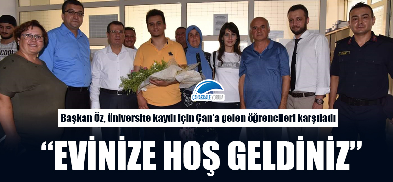 Başkan Öz üniversite öğrencilerini karşıladı: "Evinize hoş geldiniz"