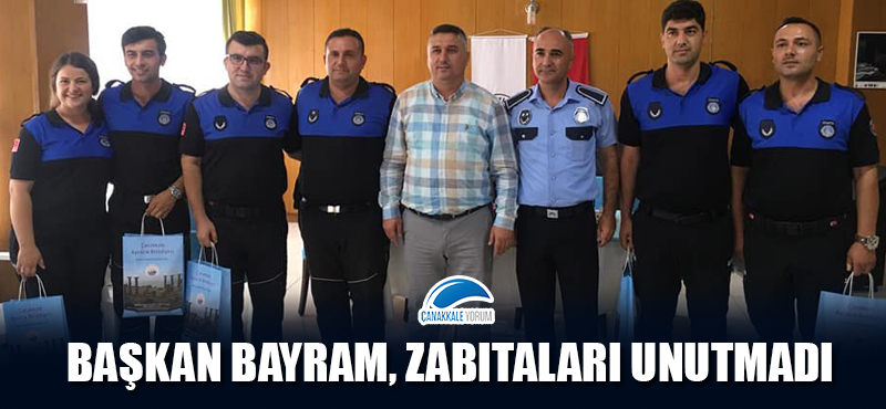 Başkan Bayram, zabıtaları unutmadı