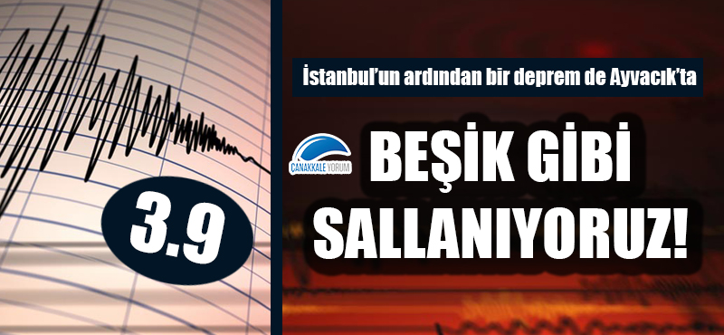 Beşik gibi sallanıyoruz: İstanbul'un ardından bir deprem de Ayvacık'ta