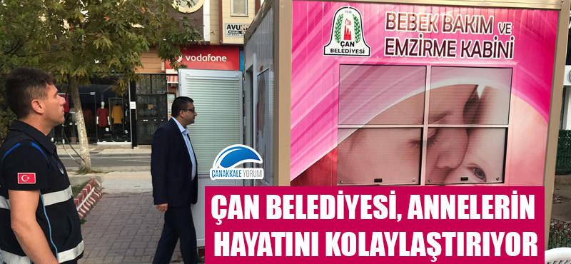 Çan Belediyesi annelerin hayatını kolaylaştırıyor