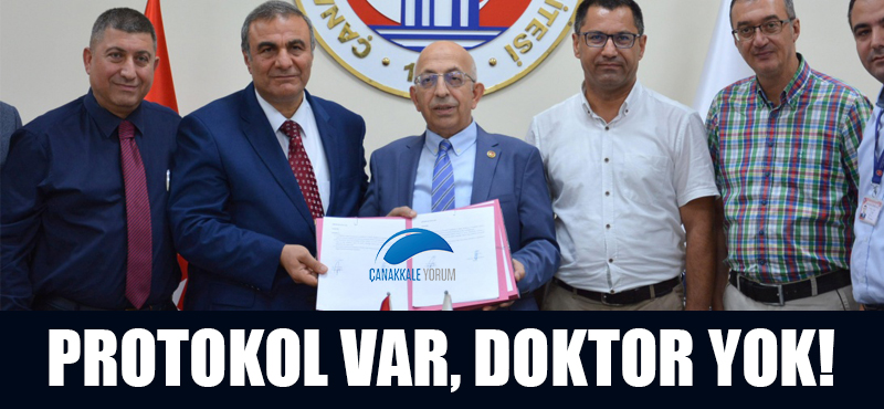 Protokol var, doktor yok!