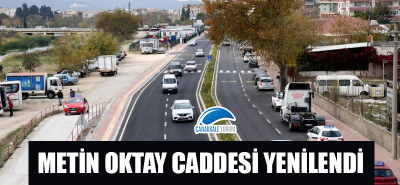 Metin Oktay Caddesi yenilendi