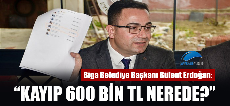 Başkan Erdoğan: "Kayıp 600 bin TL nerede?"