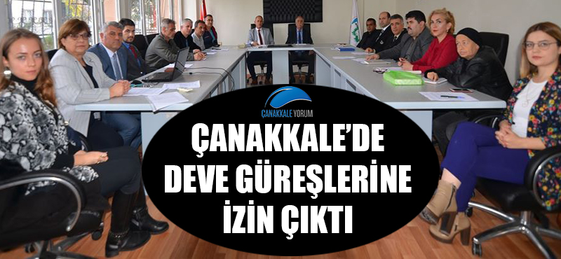 Çanakkale'de deve güreşlerine izin çıktı