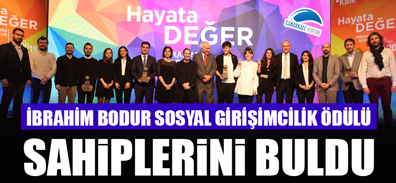 İbrahim Bodur Sosyal Girişimcilik Ödülü sahiplerini buldu