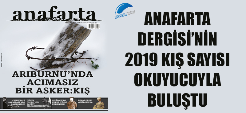 Anafarta Dergisi'nin 2019 Kış Sayısı okuyucuyla buluştu