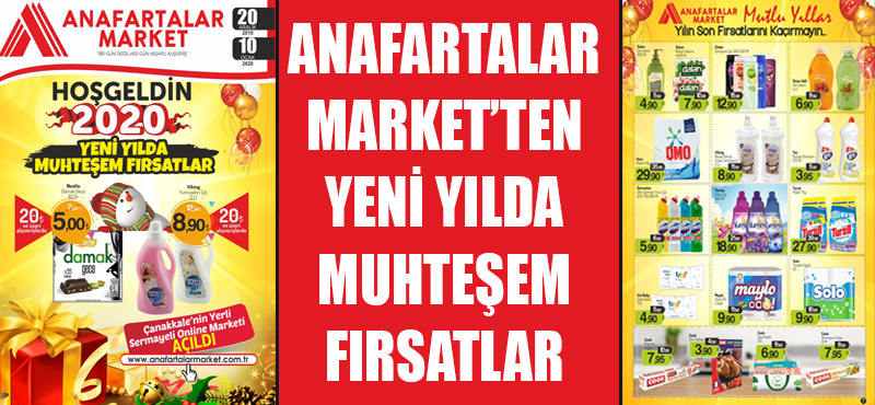 Anafartalar Market'ten yeni yılda muhteşem fırsatlar