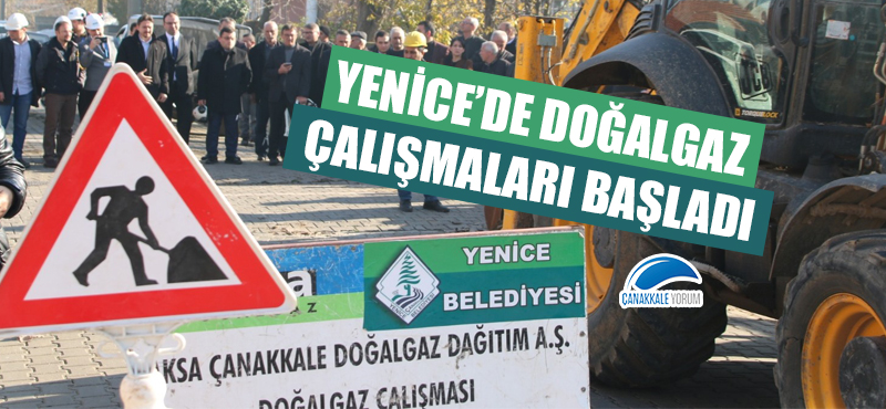 Yenice’de doğalgaz çalışmaları başladı