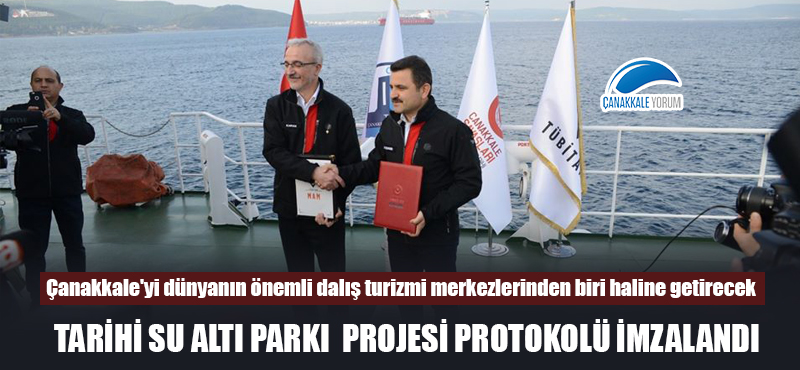 Tarihi Su Altı Parkı Projesi protokolü imzalandı