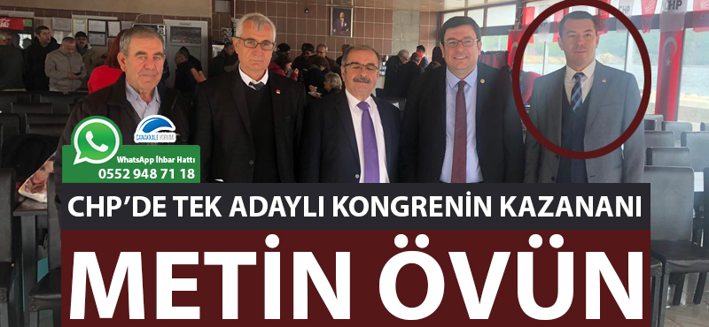 CHP'de tek adaylı kongrenin kazananı Metin Övün