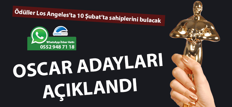 92. Oscar Ödülleri Adayları açıklandı