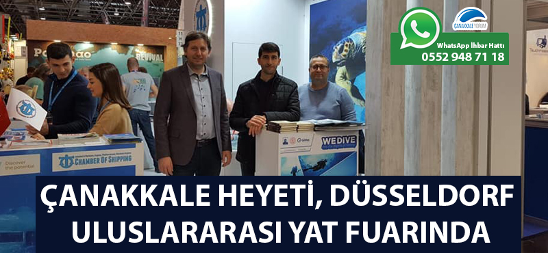 Çanakkale Heyeti, Düsseldorf Uluslararası Yat Fuarında