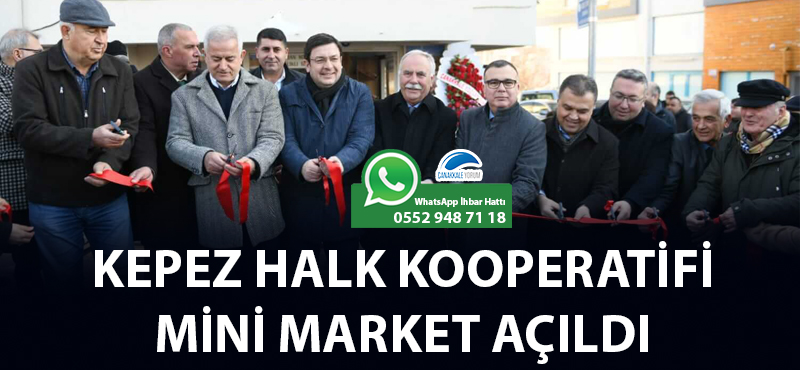 Kepez Halk Kooperatifi Mini Market açıldı