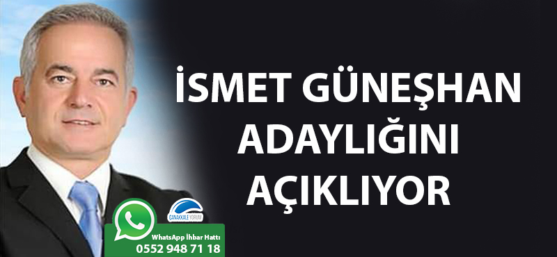 İsmet Güneşhan adaylığını açıklıyor