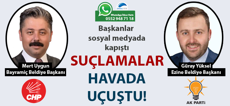 Başkanlar sosyal medyada kapıştı: Suçlamalar havada uçuştu!