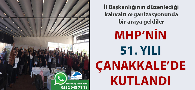 MHP'nin 51'inci yılı Çanakkale'de kutlandı