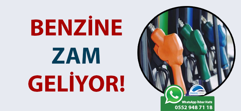 Benzine zam geliyor!