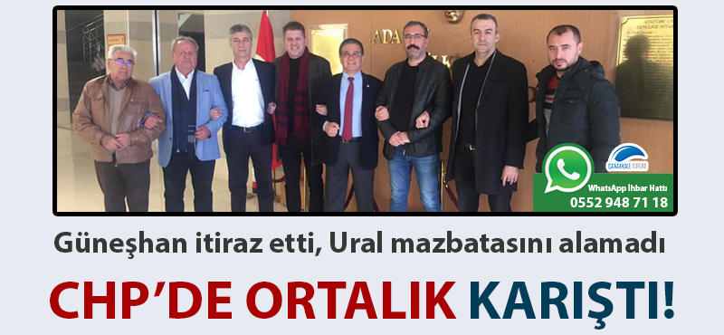 CHP'de ortalık karıştı: Güneşhan itiraz etti, Ural mazbatasını alamadı!