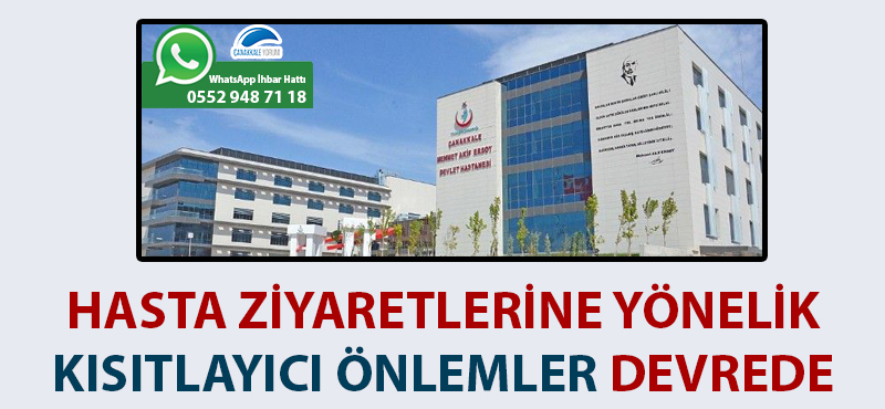 Devlet hastanesinde hasta ziyaretlerine yönelik kısıtlayıcı önlemler devrede