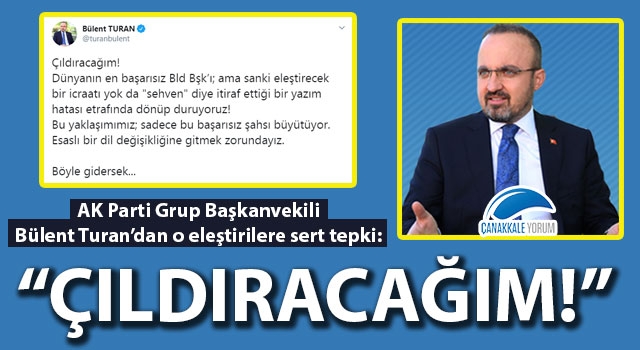 Bülent Turan'dan o eleştirilere sert tepki: "Çıldıracağım! Böyle gidersek..."