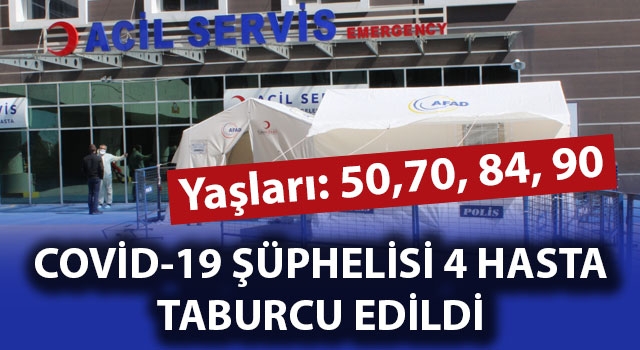 Çanakkale'de Covid-19 şüphelisi 4 hasta taburcu edildi