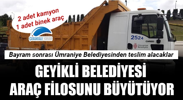 Geyikli Belediyesi araç filosunu büyütüyor