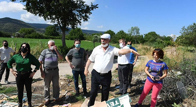 Başkan Gökhan, baraj havzasındaki köyleri inceledi