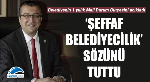 Başkan Öz 'şeffaf belediyecilik' sözünü tuttu