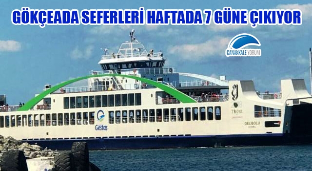 Kabatepe-Gökçeada hattında karşılıklı seferler artırıldı