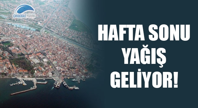 Hafta sonu yağış geliyor!