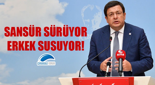 Sansür sürüyor, Erkek susuyor!