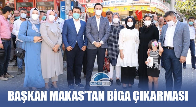 Başkan Makas'tan Biga çıkarması