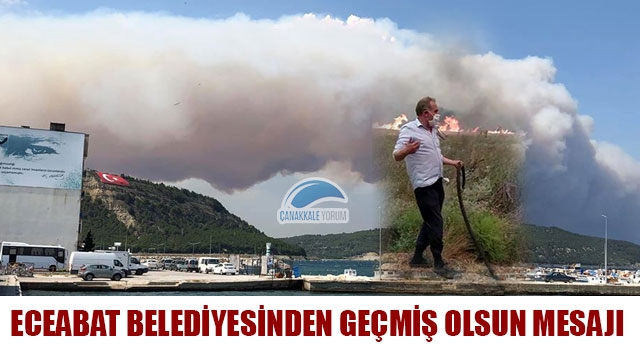 Eceabat Belediyesinden geçmiş olsun mesajı