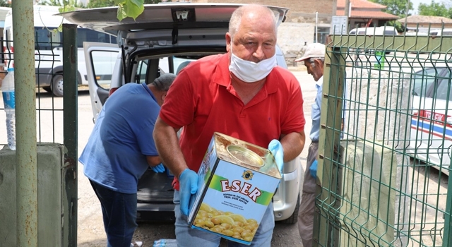 Gelibolu Belediyesinden yangın bölgesine kumanya desteği